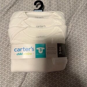 Carter's Cream Long-Sleeve Bodysuits